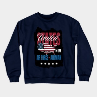 Air Force Airman Mom Crewneck Sweatshirt